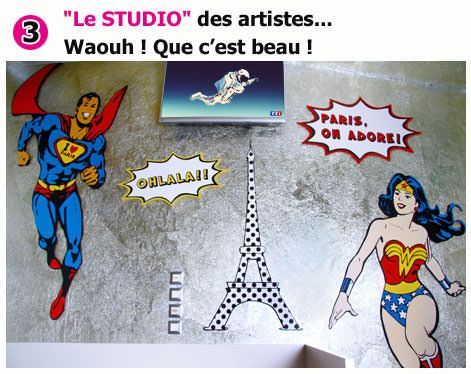 Studio insolite à Paris