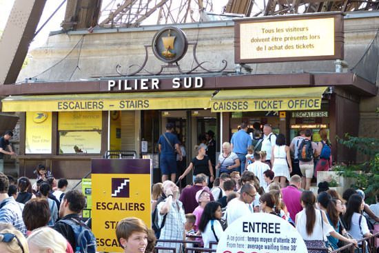 File d'attente Tour Eiffel