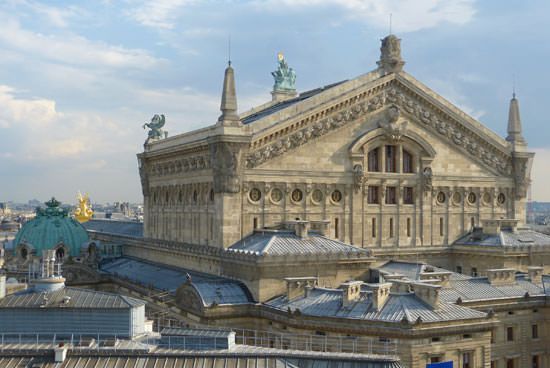 Opéra de Paris vu depuis la terrasse des Galeries Lafayette