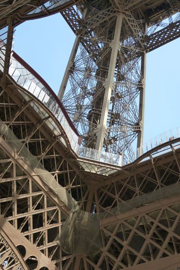 Sol en verre Tour Eiffel