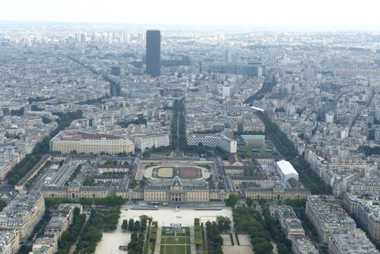 Tour Eiffel vue du 2e étage Tour Montparnasse