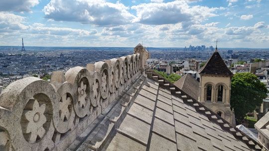 Vue depuis le dôme de Montmartre