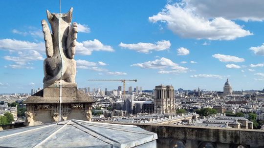 View of Notre-Dame from Saint-Jacques tower