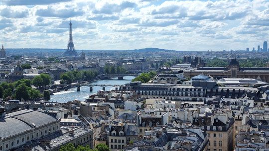 Vue depuis la tour Saint-Jacques